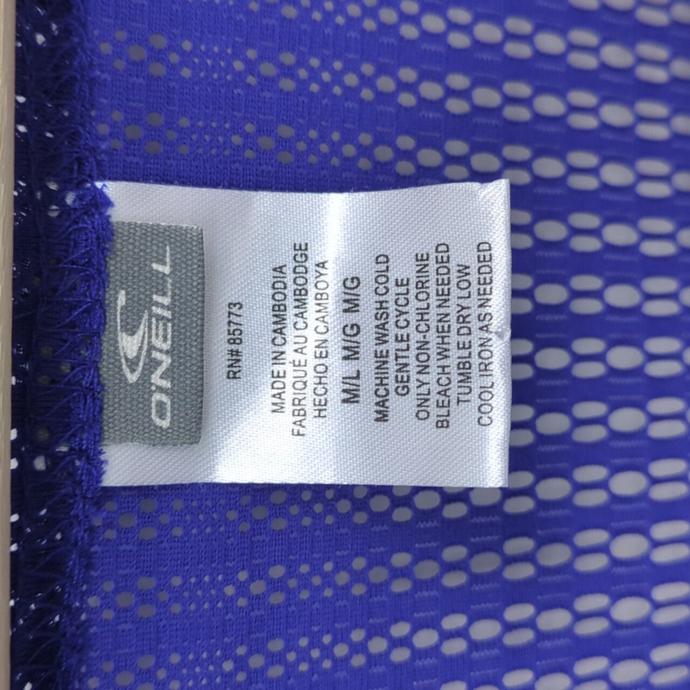 O'Neill Swim Mesh Cover-up Royal Blue - Picture 7 of 7